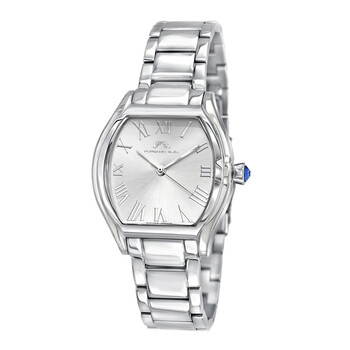 Đồng hồ Porsamo Bleu Celine Quartz Mặt Bạc 1001ACES Nữ Chính hãng Sale giá Rẻ tại XaXi World