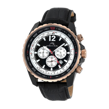 Đồng hồ Porsamo Bleu Martin Chronograph Quartz Mặt Đen 353CMAL Nam Chính hãng Sale giá Rẻ tại XaXi World
