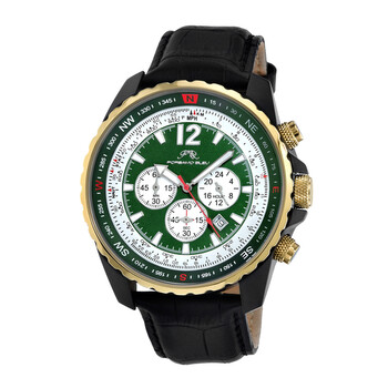 Đồng hồ Porsamo Bleu Martin Chronograph Quartz Mặt Xanh Lá 353BMAL Nam Chính hãng Sale giá Rẻ tại XaXi World