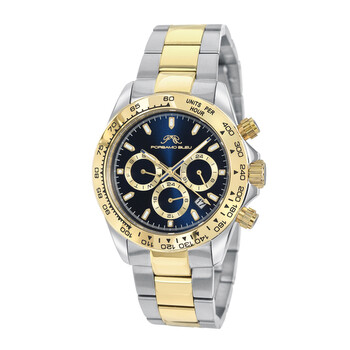Đồng hồ Porsamo Bleu Preston Chronograph Quartz Mặt Xanh 1033CPRS Nam Chính hãng Sale giá Rẻ tại XaXi World