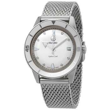 Đồng hồ Rado HyperChrome Captain Cook Automatic Diamond Mặt Bạc R32500703 Nữ Chính hãng Sale giá Rẻ tại XaXi World