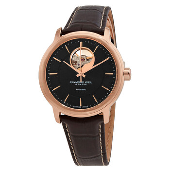 Đồng hồ Raymond Weil Maestro Automatic Mặt Đen 2227-PC5-20021 Nam Chính hãng Sale giá Rẻ tại XaXi World