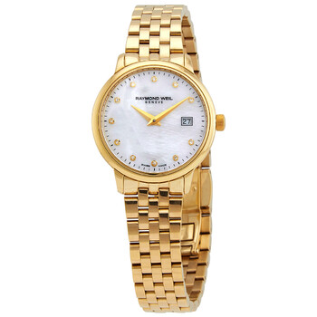 Đồng hồ Raymond Weil Toccata Quartz Diamond Mặt Xà Cừ 5985-P-97081 Nữ Chính hãng Sale giá Rẻ tại XaXi World
