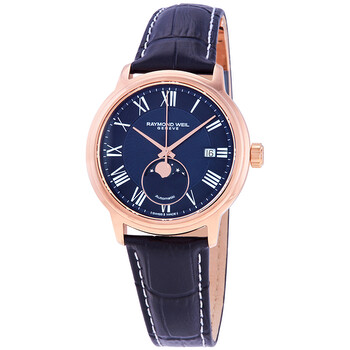 Đồng hồ Raymond Weil Maestro Moonphase Automatic Mặt Xanh 2239-PC5-00509 Nam Chính hãng Sale giá Rẻ tại XaXi World