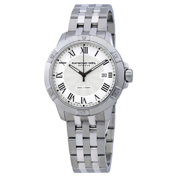 Đồng hồ Raymond Weil Tango Quartz Mặt Trắng 8160-ST-00300 Nam Chính hãng Sale giá Rẻ tại XaXi World