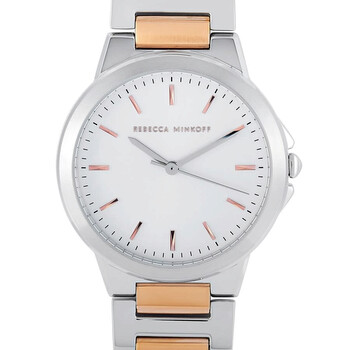 Đồng hồ Rebecca Minkoff Cali Quartz Silver Mặt Trắng 2200324 Nữ Chính hãng Sale giá Rẻ tại XaXi World