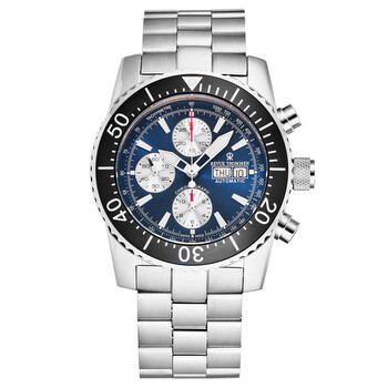 Đồng hồ Revue Thommen Diver Chronograph Automatic Mặt Xanh 17030.6125 Nam Chính hãng Sale giá Rẻ tại XaXi World