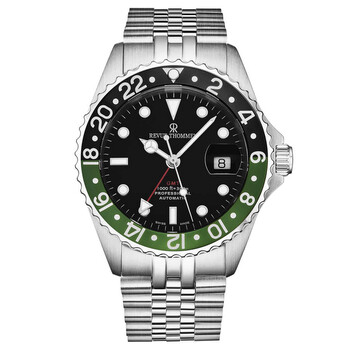 Đồng hồ Revue Thommen Diver GMT Automatic Mặt Đen 17572.2238 Nam Chính hãng Sale giá Rẻ tại XaXi World
