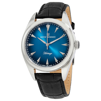 Đồng hồ Revue Thommen Heritage Automatic Mặt Xanh 21010.2535 Nam Chính hãng Sale giá Rẻ tại XaXi World