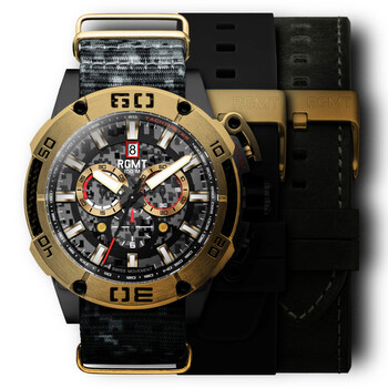 Đồng hồ Rgmt New Battledress Chronograph Quartz Mặt Đen RG-8035-03 Nam Chính hãng Sale giá Rẻ tại XaXi World