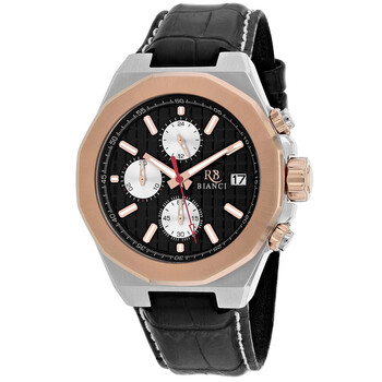 Đồng hồ Roberto Bianci Fratelli Chronograph Quartz Mặt Đen RB0134 Nam Chính hãng Sale giá Rẻ tại XaXi World