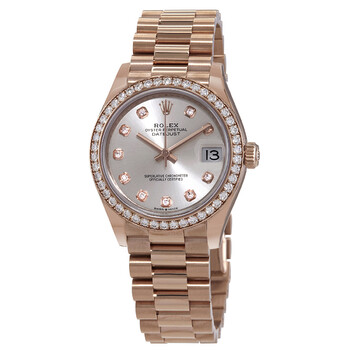 Đồng hồ Rolex Datejust 31 Automatic Diamond Mặt Bạc 278285SDP Nữ Chính hãng Sale giá Rẻ tại XaXi World