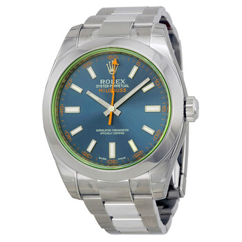 Đồng hồ Rolex Milgauss Automatic Mặt Xanh Stainless Steel 116400GV Nam Chính hãng Sale giá Rẻ tại XaXi World