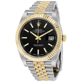 Đồng hồ Rolex Datejust 41 Mặt Đen Steel & 18K Yellow Gold Jubilee 126333BKSJ Nam Chính hãng Sale giá Rẻ tại XaXi World