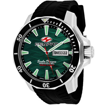 Đồng hồ Seapro Scuba Dragon Diver Limited Edition 1000 Meters Quartz Mặt Xanh Lá SP8318 Nam Chính hãng Sale giá Rẻ tại XaXi World