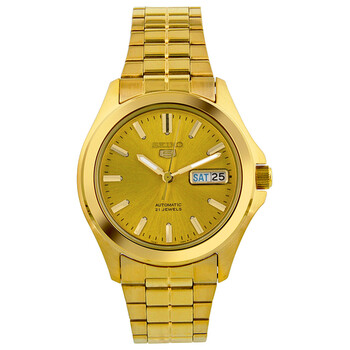 Đồng hồ Seiko 5 All Gold-plated Stainless Steel SNKK98 Nam Chính hãng Sale giá Rẻ tại XaXi World