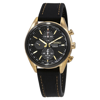 Đồng hồ Seiko Chronograph Mặt Đen Black Silicone SSC804P1 Nam Chính hãng Sale giá Rẻ tại XaXi World