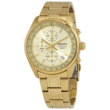 Đồng hồ Seiko Chronograph Quartz Mặt Sâm Banh SSB382 Nam Chính hãng Sale giá Rẻ tại XaXi World