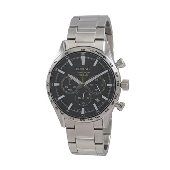 Đồng hồ Seiko Chronograph Quartz Mặt Đen SSB413P1 Nam Chính hãng Sale giá Rẻ tại XaXi World