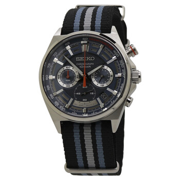 Đồng hồ Seiko Chronograph Quartz Mặt Xanh SSB409P1 Nam Chính hãng Sale giá Rẻ tại XaXi World