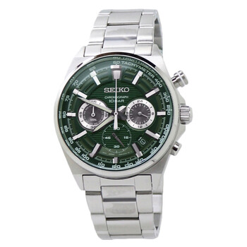 Đồng hồ Seiko Chronograph Quartz Mặt Xanh Lá Stainless Steel SSB405P1 Nam Chính hãng Sale giá Rẻ tại XaXi World