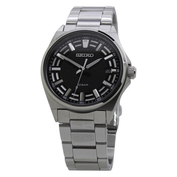 Đồng hồ Seiko Classic Quartz Mặt Đen SUR505P1 Nam Chính hãng Sale giá Rẻ tại XaXi World