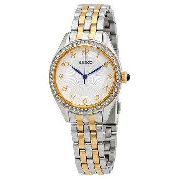 Đồng hồ Seiko Crystals Quartz Mặt Trắng SUR392 Nữ Chính hãng Sale giá Rẻ tại XaXi World