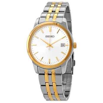 Đồng hồ Seiko Essential Quartz Mặt Trắng SUR402 Nam Chính hãng Sale giá Rẻ tại XaXi World