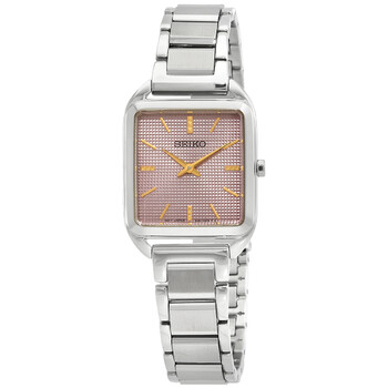 Đồng hồ Seiko Essentials Quartz Mặt Hồng SWR077 Nữ Chính hãng Sale giá Rẻ tại XaXi World