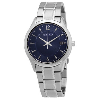 Đồng hồ Seiko Noble Quartz Mặt Xanh Stainless Steel SUR419 Nam Chính hãng Sale giá Rẻ tại XaXi World