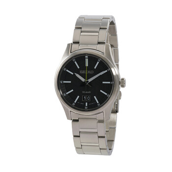 Đồng hồ Seiko quartz Mặt Đen SUR535 Nam Chính hãng Sale giá Rẻ tại XaXi World