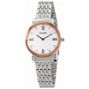 Đồng hồ Seiko Quartz Mặt Trắng Pha Lê SFQ798P1 Nữ Chính hãng Sale giá Rẻ tại XaXi World