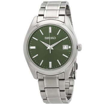 Đồng hồ Seiko Quartz Mặt Xanh Lá SUR527 Nam Chính hãng Sale giá Rẻ tại XaXi World