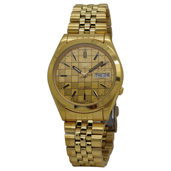 Đồng hồ Seiko Seiko 5 Automatic Mặt Vàng SNKC08J1 Nam Chính hãng Sale giá Rẻ tại XaXi World