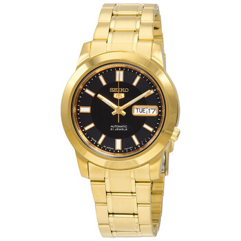 Đồng hồ Seiko Seiko 5 Automatic Mặt Đen SNKK22J1 Nam Chính hãng Sale giá Rẻ tại XaXi World