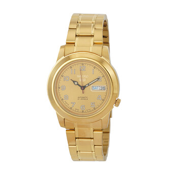 Đồng hồ Seiko 5 Automatic Mặt Vàng Yellow Gold-tone SNKK38J1 Nam Chính hãng Sale giá Rẻ tại XaXi World