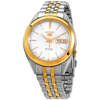 Đồng hồ Seiko 5 Automatic Mặt Trắng Dây Demi SNKL24J1 Nam Chính hãng Sale giá Rẻ tại XaXi World