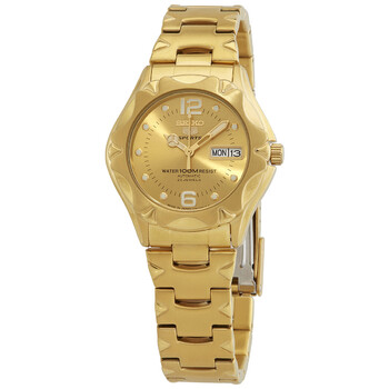 Đồng hồ Seiko 5 Automatic Mặt Vàng Yellow Gold-tone SNZ460J1 Nam Chính hãng Sale giá Rẻ tại XaXi World