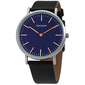 Đồng hồ Sekonda Quartz Mặt Xanh Dây Da Đen 2343 Nữ Chính hãng Sale giá Rẻ tại XaXi World