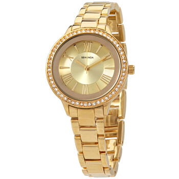 Đồng hồ Sekonda Quartz Crystal Mặt Sâm Banh 2498 Nữ Chính hãng Sale giá Rẻ tại XaXi World