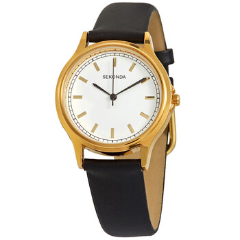 Đồng hồ Sekonda Quartz Mặt Trắng Gold-tone 3136 Unisex Chính hãng Sale giá Rẻ tại XaXi World