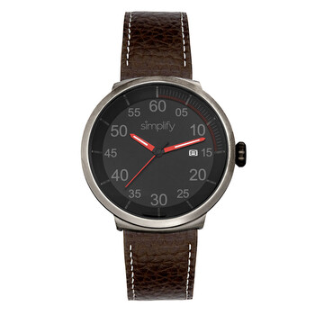 Đồng hồ Simplify The 7100 Quartz Mặt Đen Dây Da Nâu SIM7106 Unisex Chính hãng Sale giá Rẻ tại XaXi World