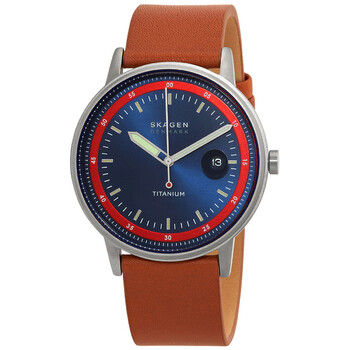 Đồng Hồ Skagen Henriksen Titanium Quartz (máy Pin) Deep Ocean Dial