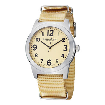 Đồng hồ Stuhrling Original Aviator Quartz Mặt Sâm Banh M15273 Nam Chính hãng Sale giá Rẻ tại XaXi World