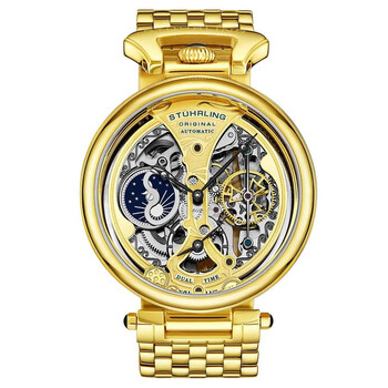 Đồng Hồ Stuhrling Original Legacy Gold Skeleton Dial M15935 Nam - Main Image