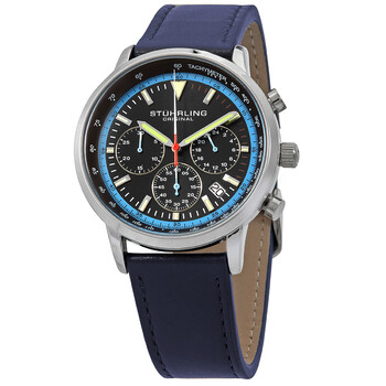 Đồng hồ Stuhrling Original Monaco Mặt Đen M15889 Nam Chính hãng Sale giá Rẻ tại XaXi World