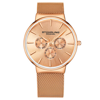 Đồng hồ Stuhrling Original Monaco Quartz Rose Mặt Vàng M16243 Nam Chính hãng Sale giá Rẻ tại XaXi World