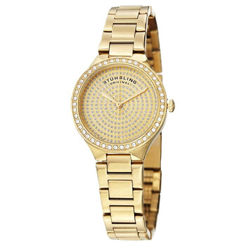 Đồng hồ Stuhrling Original Symphony Gold-tone Dial M15395 Nữ Chính hãng Sale giá Rẻ tại XaXi World