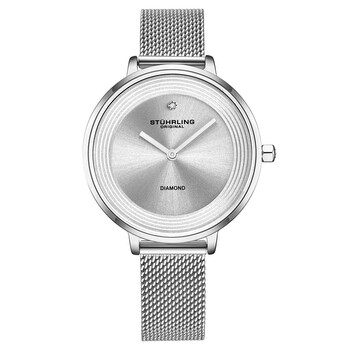 Đồng hồ Stuhrling Original Symphony Quartz Mặt Bạc M16765 Nữ Chính hãng Sale giá Rẻ tại XaXi World