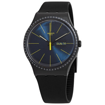 Đồng hồ Swatch Black Rails Quartz Mặt Đen SUOB731 Unisex Chính hãng Sale giá Rẻ tại XaXi World